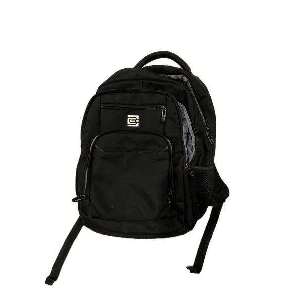 Bruno Cavalli Padded Computer Black Backpack - Picture 1 of 7